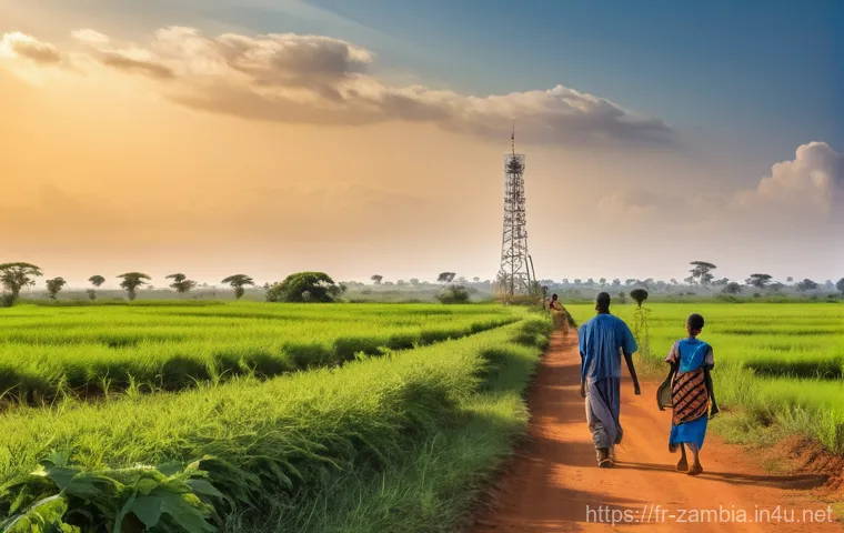 잠비아 인터넷 보급률 - **Prompt 2: Community Digital Transformation Center in Rural Zambia**
    "An interior view of a bri...