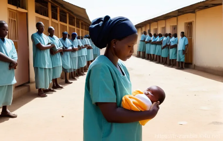 잠비아 교도소 환경 - **Prompt 1: "A crowded prison cell in Zambia, featuring a group of adult male and female inmates. Th...